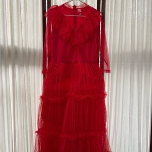 Beetlejuice Lydia Red Wedding Dress Costume